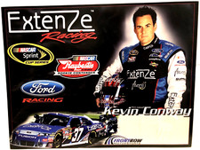 2010 ROOKIE KEVIN CONWAY EXTENZE #37 FRONT ROW MTSPRTS FORD NASCAR POSTCARD