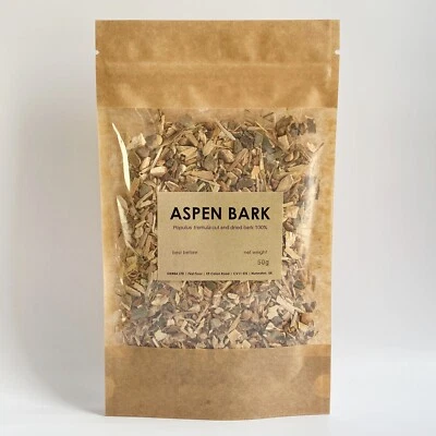 IHERBA Aspen Dried Bark | Populus tremula | osika kora 50-100g
