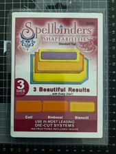 Spellbinders Shapeabilities Standard Tag Die Cutter Set