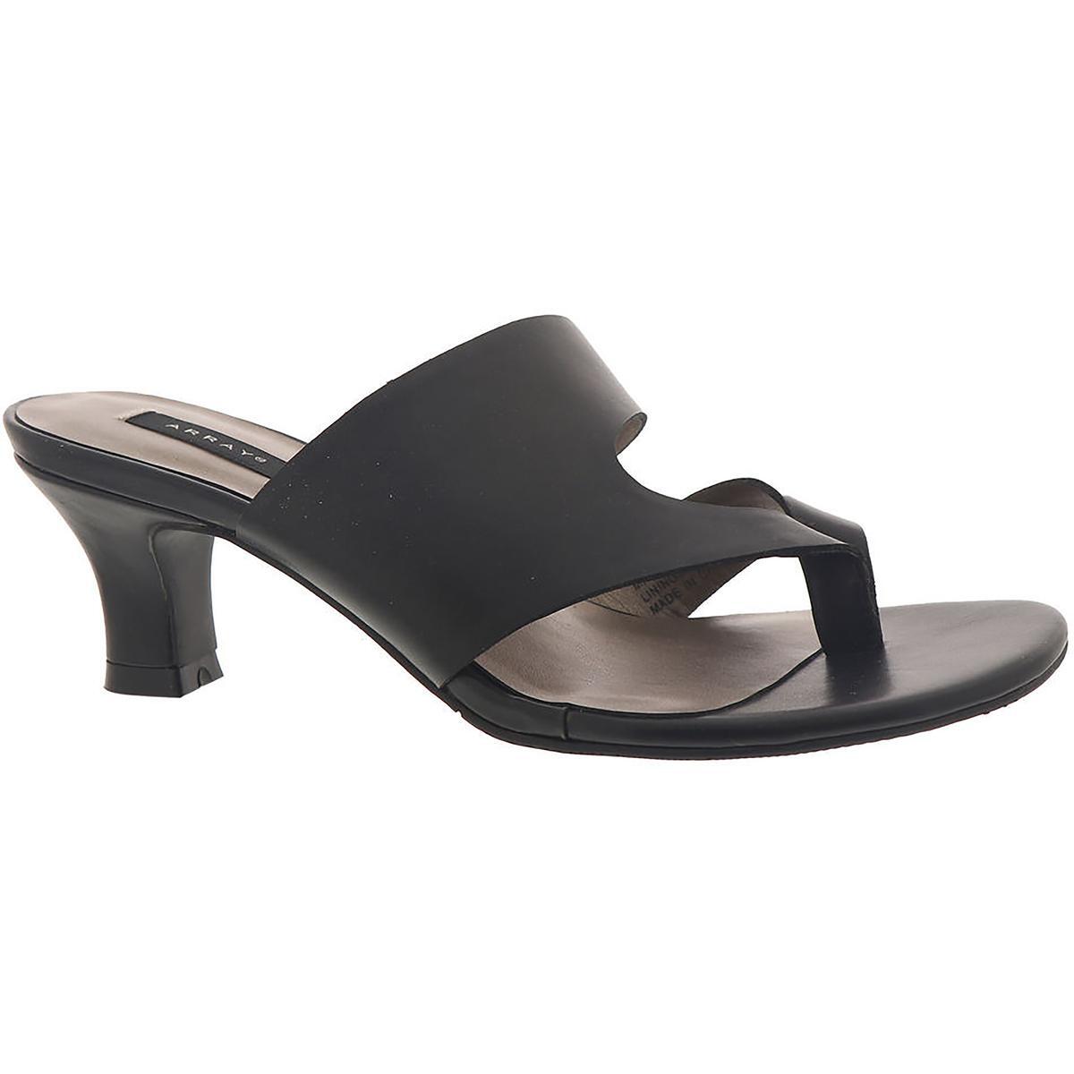 Массив женских босоножек Arden с черными ремешками на каблуке шириной 95 C D W BHFO 5924 6490₽