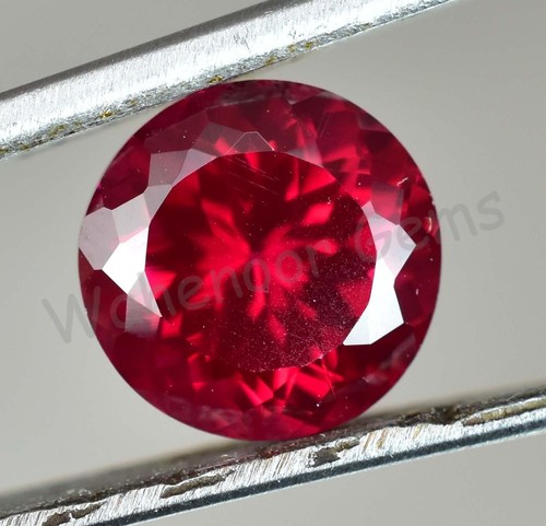 Natural Pyrope Garnet 5.70 Ct Round AGL Certified Mozambique Loose Gemstone - Picture 2 of 6