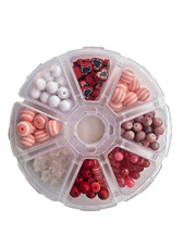 DIY Bead Kit - Red and White