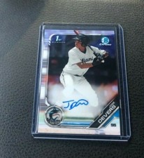 2019 Bowman Chrome Jose Devers 1st Prospect Auto 