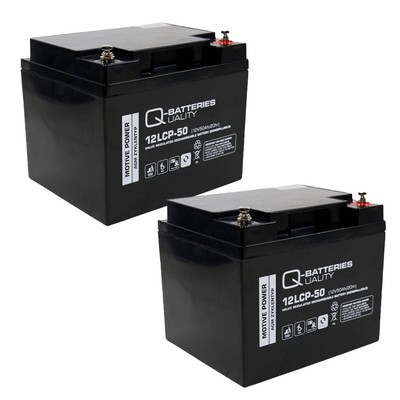 Ersatzakku für Sunrise Medical Samba 24V 2 x 12V 50Ah
