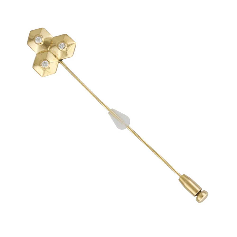 Pin's cravate Dior K18 or jaune diamant occasion