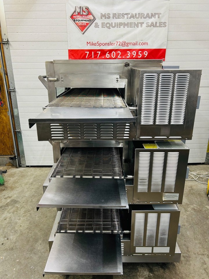 Lincoln Impinger 1132 Triple Stack 208v 3ph Electric Conveyor Pizza ...