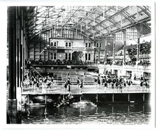 c.1900 SAN FRANCISCO SUTRO BATHS POOLS, BATHERS & SPECTATORS~8"x10" PHOTO PRINT