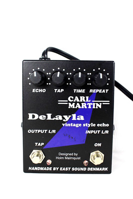 Carl Martin DeLayla Vintage Style Echo Effects Pedal TESTED & WORKS.