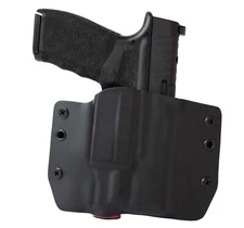 Tactical OWB Kydex Light Bearing Holster for Handguns w/TLR-7 SUB - Matte Black