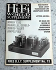 Hi-Fi WORLD Hi-Fi Supplement vintage Audio Hi-Fi magazine NO 13 February 1995