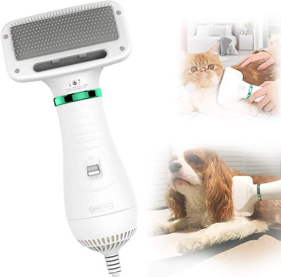 Dog Hair Dryer Pet Dryer Professional Grooming Blower Dog Slicker Brush