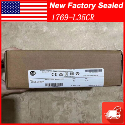New Factory Sealed 1769-L35CR SER A CompactLogix ControlNet Redundant Controller