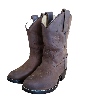 Masterson Boot Co. Men’s Leather Western Cowboy Boots NEW Masterson Boot Co.Men 7.5 Cowboy Western Boots Square  main image 3