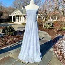 NWT BHLDN Anthropologie Jenny Yoo Ryder Convertible Maxi Dress Long Blue 16