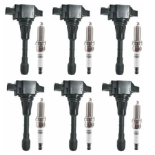 Set of 6pcs Ignition Coil & Spark Plug Kit for 2007-2018 Nissan Altima V6 3.5L