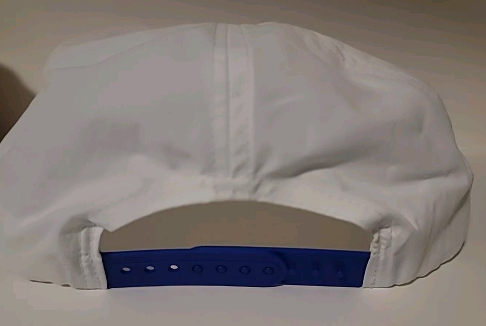 Slunks Hat White & Red Blue Rope Snapback Swimwear Volleyball Beach