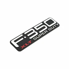 1999-2004 Pickup F-350 XLT Super Duty Fender Nameplate Emblem F81Z-16720-SA 