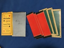 Vintage Bridge Score Pad/Small Players Rule Book Pre Owned/Nice Condition o1