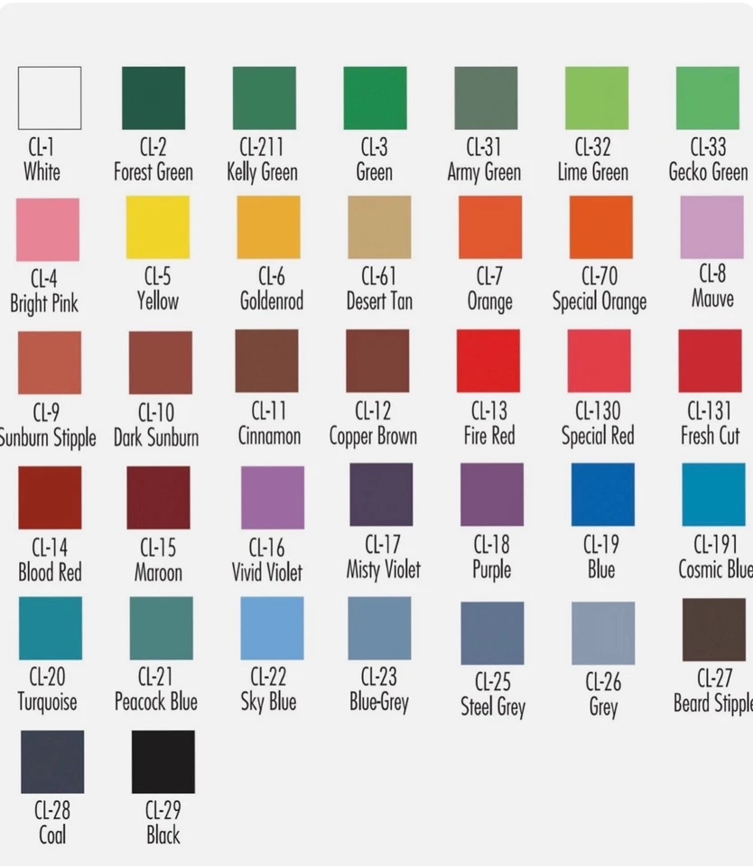 Ben Nye Primary Creme Colors CL 系列所有颜色 — 第 2/2 张图片