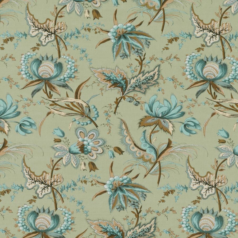 希少　♡Mookaite Jasper　ムーカイト♡　風景画　枝葉　2個セット Jasper Michael S. Smith Botanical Floral Print Fabric- Akashia