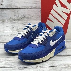 Nike Air Max 90 GS Signal Blue White Size 5.5Y Youth (Women's 7) New  DB4179-400 | eBay