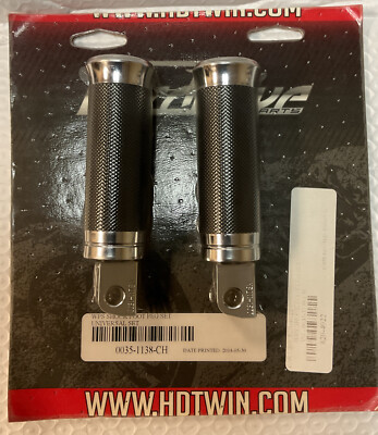 HardDrive WPS Universal Shock Foot Peg Set, Black (1 Set) PN #820-4022 #M395