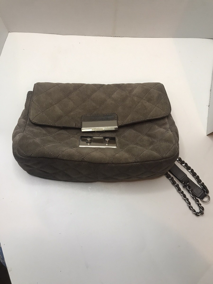 MICHAEL KORS LARGE SLOAN QUILTED LEATHER CHAIN SHOULDER BAG In