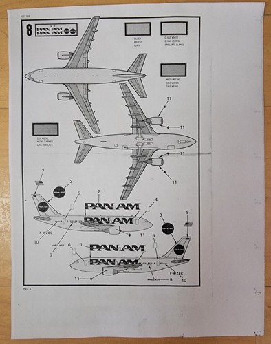 1/144 - REVELL DECAL - PAN AMERICAN WORLD AIRWAYS - AIRBUS A-310 - 4537-3800 #2 - Bild 2 von 3