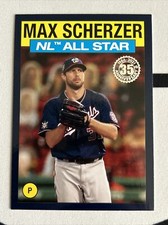 2021 Topps Series 2 1986 Topps All-Star Max Scherzer Blue Parallel #86AS-3