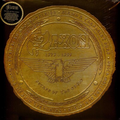 SACHSEN - DECADE OF THE EAGLE - 1979-1988 - DELUXE - EU - 4 LP