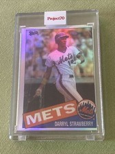 2021 TOPPS PROJECT 70 Darryl Strawberry #57 🌈RAINBOW FOIL 🌈 ID 50/70