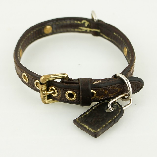 used louis vuitton dog collar