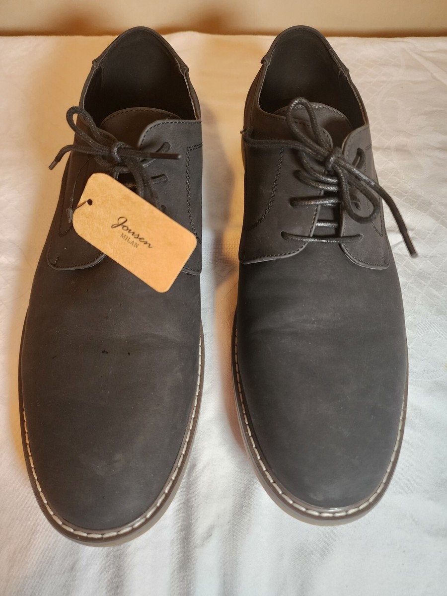 JOUSEN Men's Retro Casual Dress Shoes AMY619 Black Size 13 - Main Image