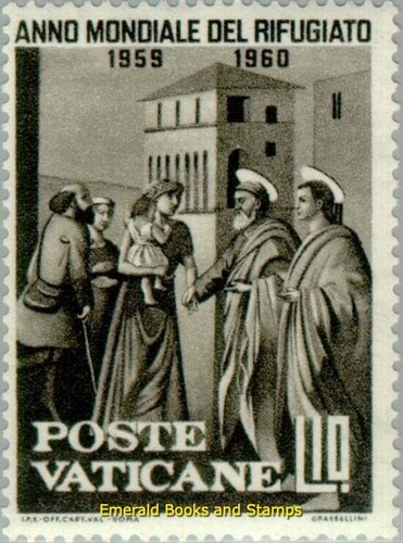 EBS Vatican City 1960 - International Year of the Refugee - 275-280 - MNH** - Picture 3 of 7