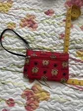 David & Goliath Red Paws Off Zipper Pouch Case Wristlet David and Goliath