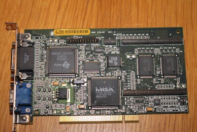 PCI Grafikkarte Matrox MGA-MIL/2l - 2MB SGRAM - Win95/DOS etc. - Erweiterbar