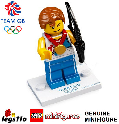 LEGO Team GB London 2012 - Agile Archer Minifigur TGB009 NEU 8909