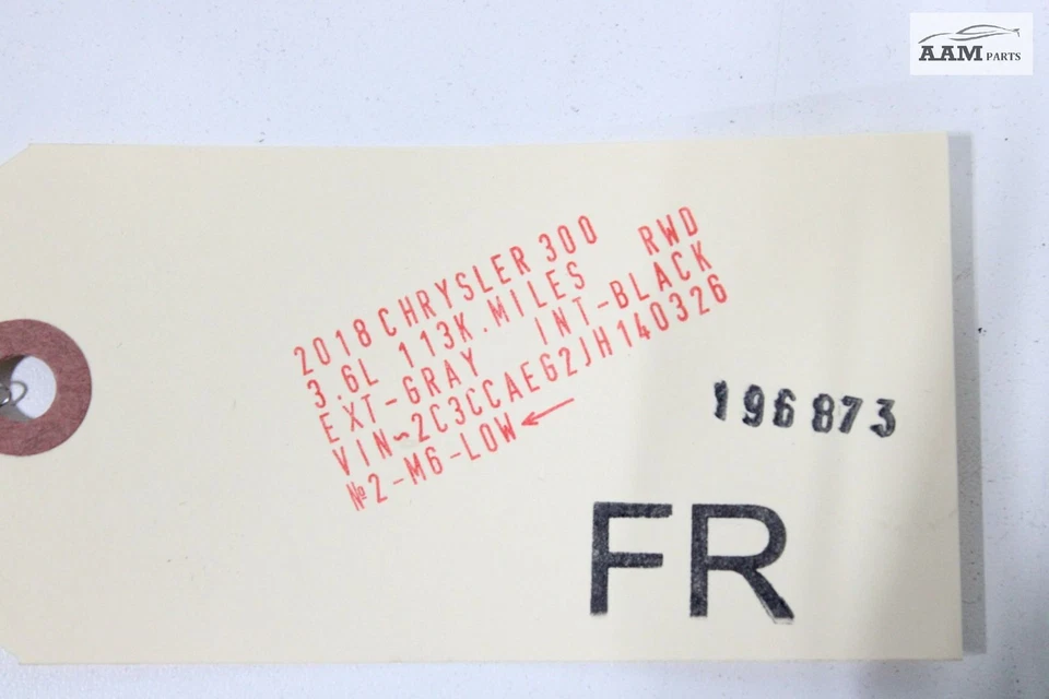 2015-2023 CHRYSLER 300 ПЕРЕДНЯЯ ПРАВАЯ СТОРОНА ЗАДНЯЯ НАКЛАДКА НА КРЫЛО ЗАЩИТА ОТ БРЫЗГ OEM - Изображение 4 из 4