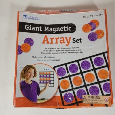 Learning Resources Giant Magnetic Array Set - Math Teacher and Classroom Supp...