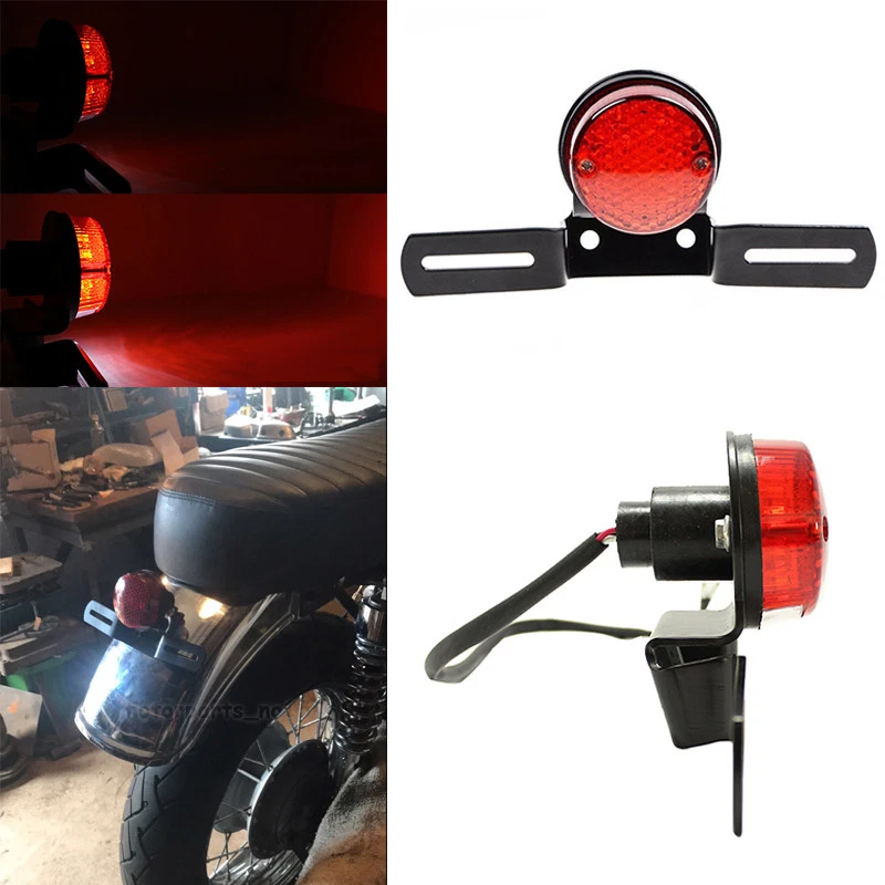 Lanterna traseira de freio de placa de licença de motocicleta para Yamaha V Star 1300 1100 950 D - Imagem 3 de 4