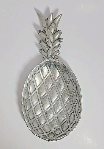 Serving Dish Footed Platter Pineapple Pewter Wilton Co RWP 13.25"