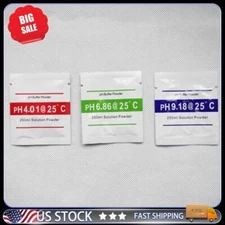 15 PACK PH BUFFER SOLUTION POWDER PRECISE CALIBRATION - pH 4.01/6.86/9.18k9
