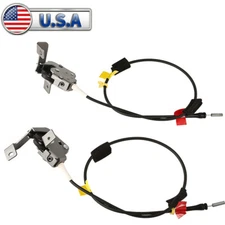 For Ford F-150 F-250 Pair Left & Right Rear Door Upper Latch w/ Cable Assembly