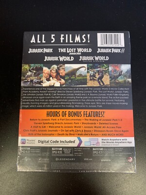 Jurassic World: 5-Movie Collection (Blu-ray) 191329072028| eBay
