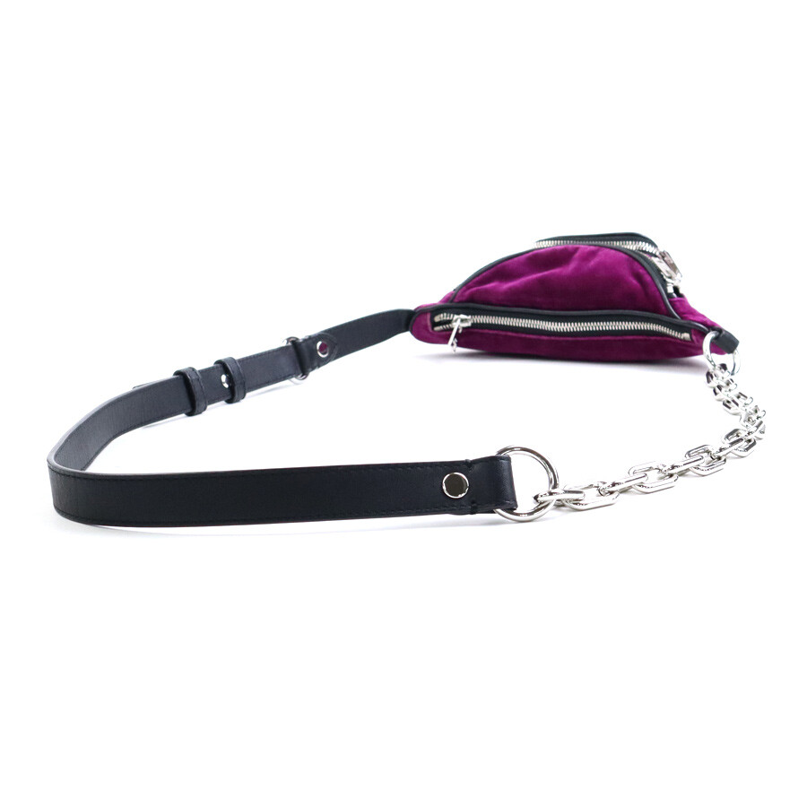 Auth Alexander Wang Body Bag Purple Velor - h29718g | eBay