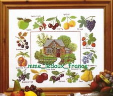  Orchard Cottage Kit Pt Croix NEUF Vintage Année 2000 The Craft Collection 73868