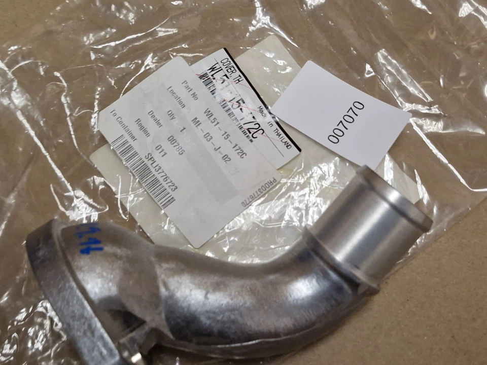 Mazda BT50 WLC Thermostat Cover Diesel 2008 WL5115172C Genuine NEW OEM - Image 2 of 4