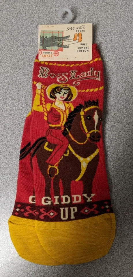 NUEVO CON ETIQUETAS ~ Calcetines tobilleros mareados de algodón peinado suave Q azul para mujer talla 5-10 Foto 2 de 4