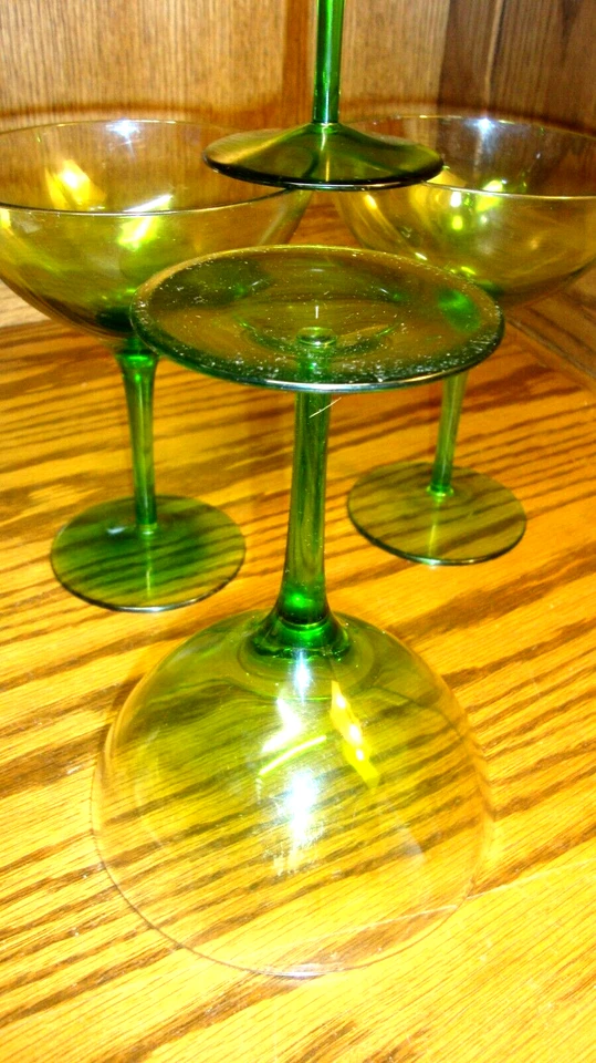 Juego 4) Vasos Margarita Plástico Verano Luau Verde Cóctel Piscina Fiesta 688 Foto 3 de 4