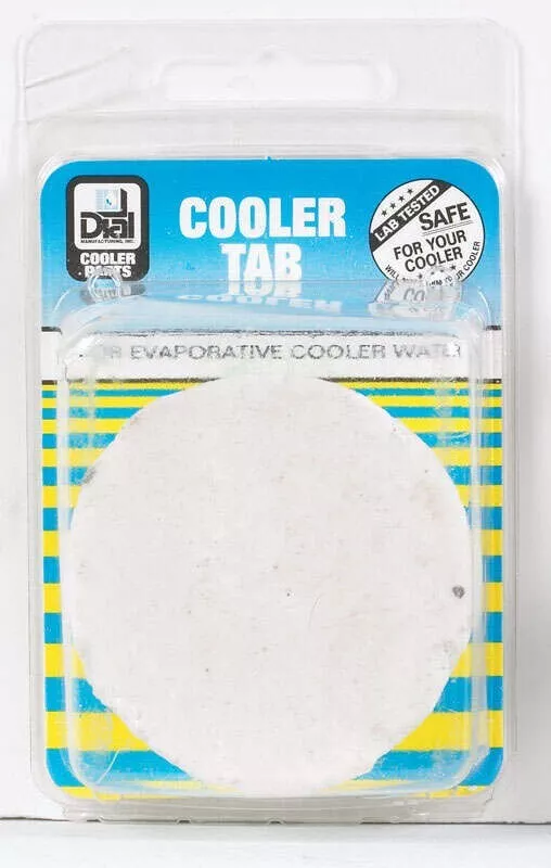 DIAL 5279 Cooler Tab Evaporative Swamp Cooler Freshener Tablet Pack of 6
